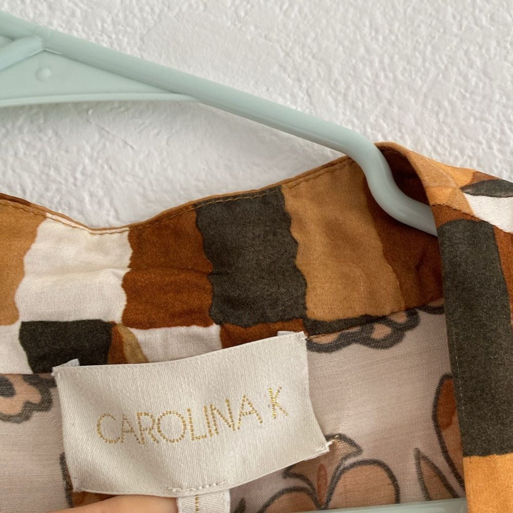 Carolina K Nico Robe, Rombus Flowers - Picture 3 of 10